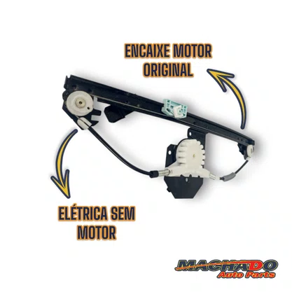 Maquina Vidro Dianteira Elétrica Uno Novo 4 Portas 2010 Até 2021 Motor Original Dianteira Esquerda Motorista