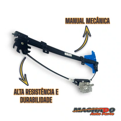 Máquina Vidro Dianteira Manual Fox Spacefox 2003 a 2009 4 Portas Esquerdo Motorista