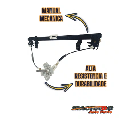 Maquina Vidro Dianteira Manual Palio Novo 2011 Até 2014  Direita