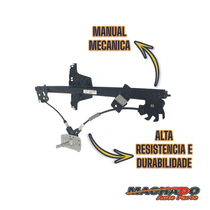 Máquina Vidro Dianteiro Manual Gol Voyage 2008 a 2020 4 Portas Direito