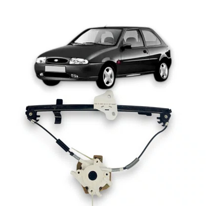 Maquina Vidro Eletrica Fiesta Street 4 Portas 1996 Até 2007 Motor Mabuchi Dianteira Esquerda Motorista