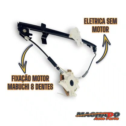 Maquina Vidro Eletrica Fiesta Street 4 Portas 1996 Até 2007 Motor Mabuchi Dianteira Esquerda Motorista