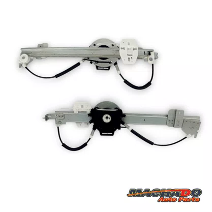 Máquina Vidro Elétrico Encaixe Motor Mabuchi Gol Saveiro Parati Voyage 2 Portas 1980 Até 1996 Esquerdo Motorista 