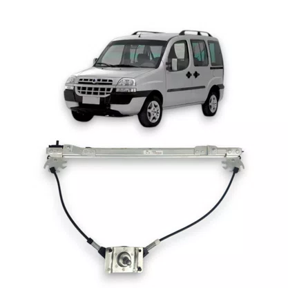 Máquina Vidro Manual Doblo 2002 a 2016 Lado Direito 