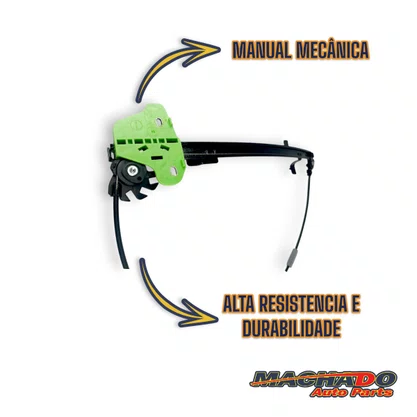 Máquina Vidro Manual Ford Ká 1997 a 2013 Lado Esquerdo