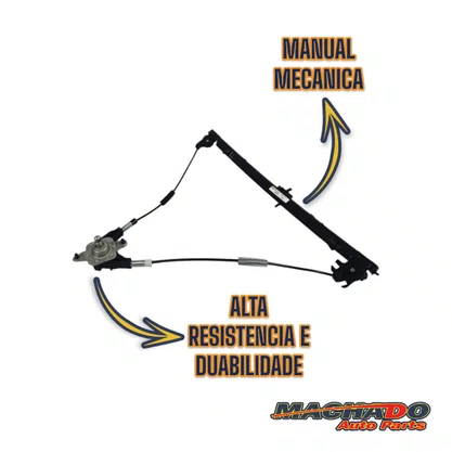 Máquina Vidro Manual Palio 2 Portas Strada Lado Direito