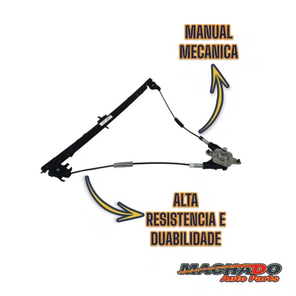 Máquina Vidro Manual Palio 2 Portas Strada Lado Esquerdo