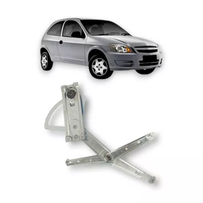 Máquina Vidro Manual Pino Alto Celta 2 Portas 2006 a 2014 Lado Direito