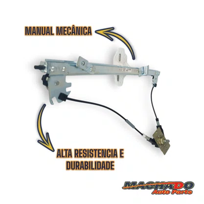 Máquina Vidro Manual Uno Prêmio Elba 1984 a 2013 2 Portas Lado Esquerdo