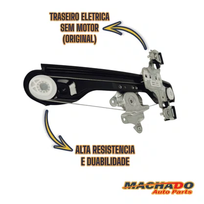 Maquina Vidro Traseiro Eletrica Onix/Prisma 2012 a 2021 Motor Original Direito