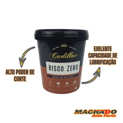 Massa de Polir Risco Zero 1kg CADILLAC 