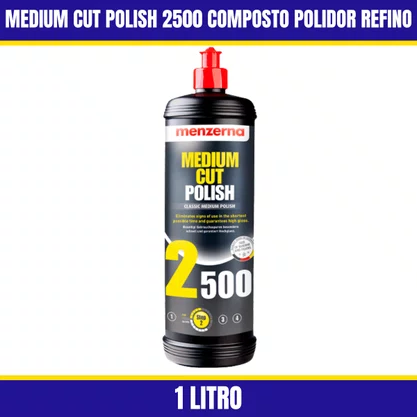 Medium Cut Polish 2500 Composto Polidor Refino 1L