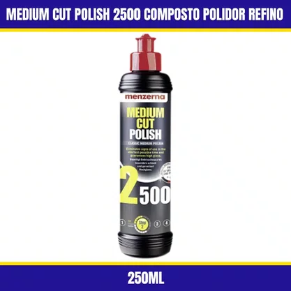 Medium Cut Polish 2500 Composto Polidor Refino 250ML
