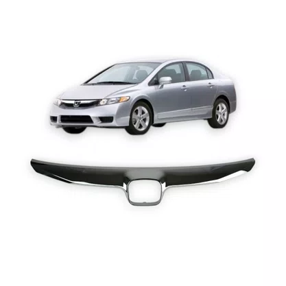 Moldura Da Grade Honda Civic 2009,2010,2011 Cromada