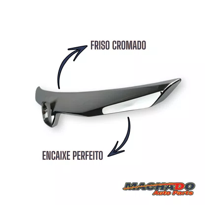 Moldura Da Grade Honda Civic 2009,2010,2011 Cromada