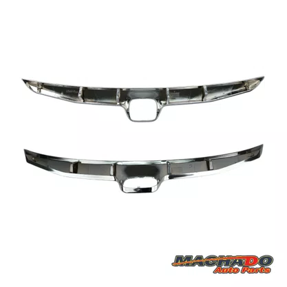 Moldura Da Grade Honda Civic 2009,2010,2011 Cromada