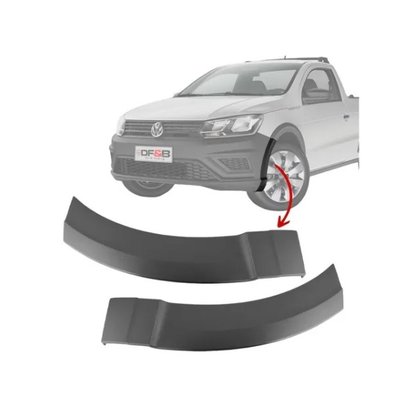 Moldura Parachoque Dianteiro Saveiro GVIII Robust 16 a 22 Lado Direito Caroneiro
