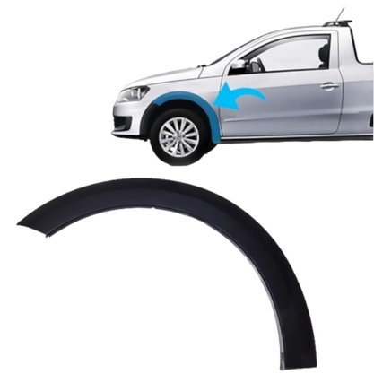 Moldura Paralama Dianteiro Saveiro GVI Higline Trend 14 a 16 Lado Esquerdo Motorista