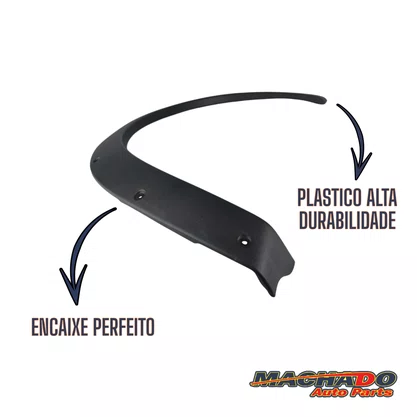Moldura Paralama Dianteiro Uno Way 08 a 11 Cinza Texturizado Direito