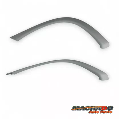 Moldura Paralama Traseiro Corsa Sedan Wagon 96 a 10 Preto Liso Direito