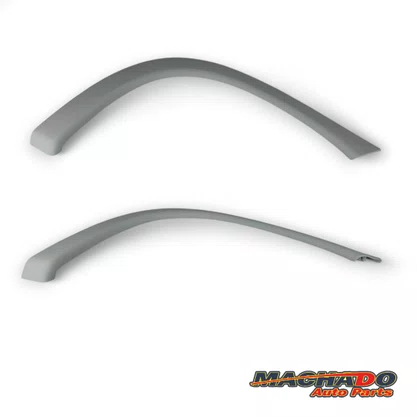 Moldura Paralama Traseiro Corsa Sedan Wagon 96 a 10 Preto Liso Esquerdo