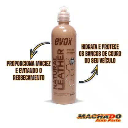 Natural Leather Condicionador de Couro 500ML EVOX