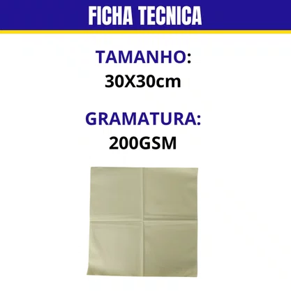 
Pano Microfibra Suede (30X30) RAZUX