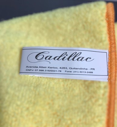Pano Toalha de Microfibra Amarela 300 Gsm 40x40 CADILLAC 