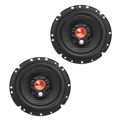 Par de Alto Falantes 6 Polegadas 50w Triaxial BBR Com Tela