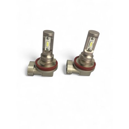 Par Lâmpada Nano Led Micro Edition H8 H9 H11 H16-2 8000K 12V Efeito Xênon CODE