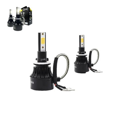 Par Lâmpada Super Led H27 6000K 12V 37W Efeito Xênon - Code