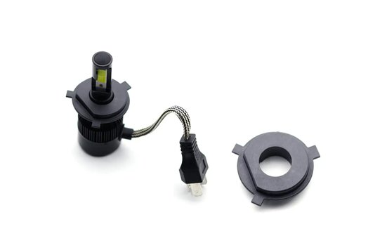 Par Lâmpada Super Led H4 8000K 12V 37W Efeito Xênon CODE