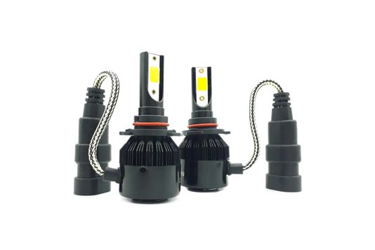Par Lâmpada Super Led Hb4 / HB3 8000K 12V 35W Efeito Xênon CODE