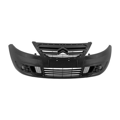 Parachoque Dianteiro Citroen C3 2009 a 2012 Sem Furo Milha Preto Liso