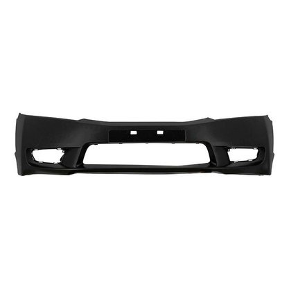 Parachoque Dianteiro Civic 2009 a 2011 Com Ressalto Placa Preto Liso