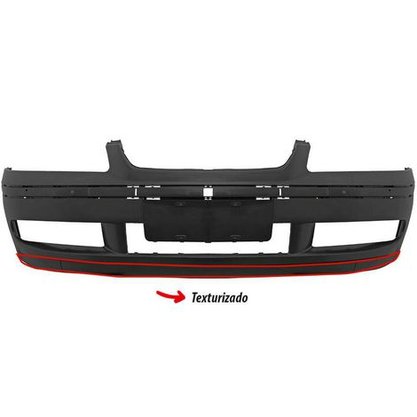 Parachoque Dianteiro Gol Parati Saveiro G3 2000 a 2002 Preto Liso