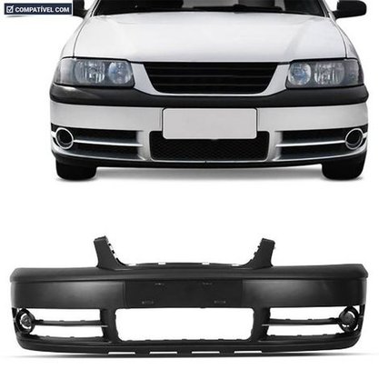 Parachoque Dianteiro Gol Parati Saveiro G3 2003 a 2005 Preto Liso