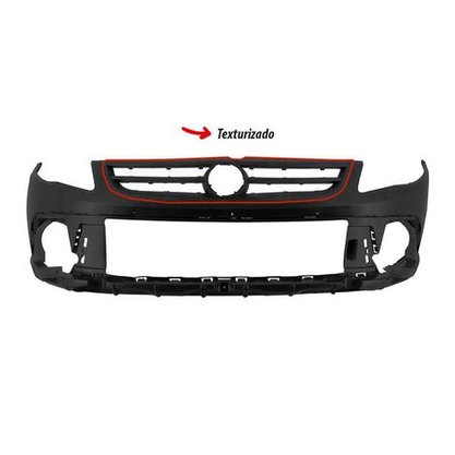 Parachoque Dianteiro Gol Rallye Saveiro Cross G5 2009 a 2013 Preto Liso