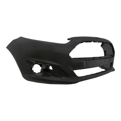 Parachoque Dianteiro New Fiesta Hatch 2014 a 2018 Preto Liso