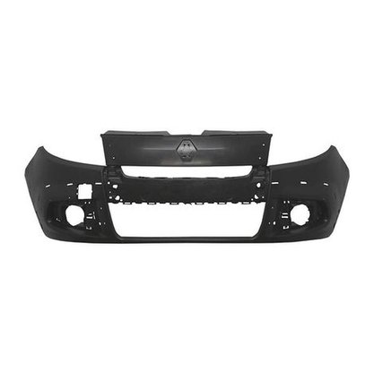 Parachoque Dianteiro Sandero Stepway 2011 a 2014 Preto Liso