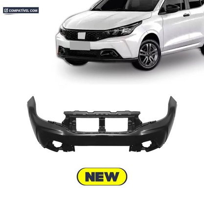 Parachoque Dianteiro Superior Fiat Argo 2022 a 2024 Preto Liso