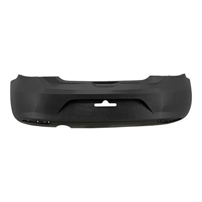 Parachoque Traseiro Gol G6 2013 a 2016 Preto Liso com Furo Para Refletor 
