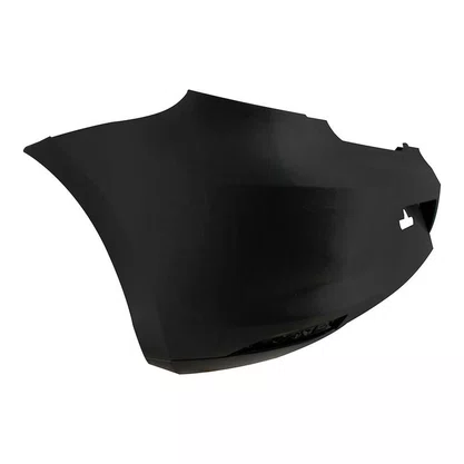 Parachoque Traseiro Gol G6 2013 a 2016 Preto Liso com Furo Para Refletor 