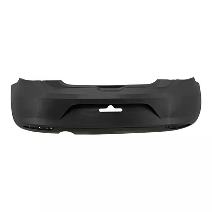Parachoque Traseiro Gol G6 2013 a 2016 Preto Liso com Furo Para Refletor 