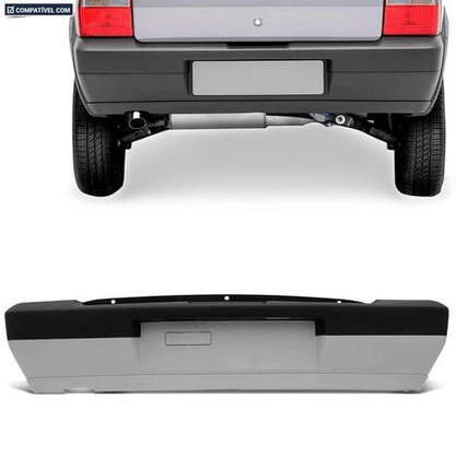 Parachoque Traseiro Uno Economy 2008 a 2011 Primer Parcial