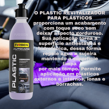 Plastic Restaurador e Revitalizador de Plásticos 500ml FARBEN