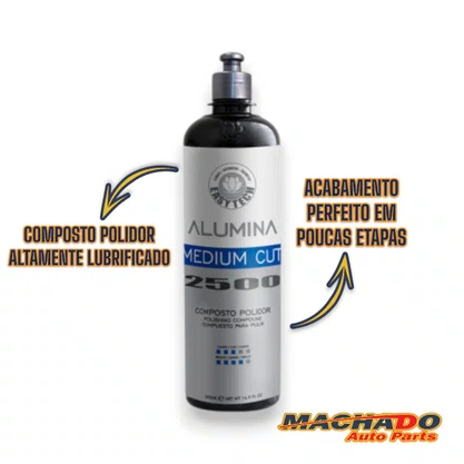 Polidor Alumina Medium Cut 2500 Refino 500ML EASYTECH
