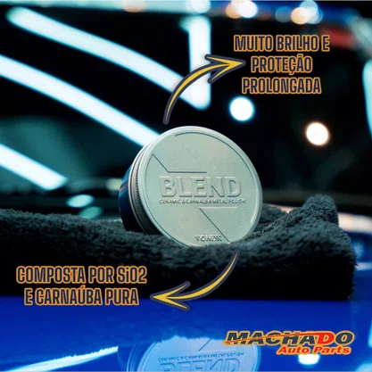 Polidor de Metal Blend Ceramic & Carnaúba Metal Polish 150g - VONIXX