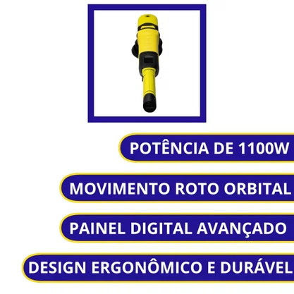 Polireiz Roto Orbital 5" 15MM 1100W 220V