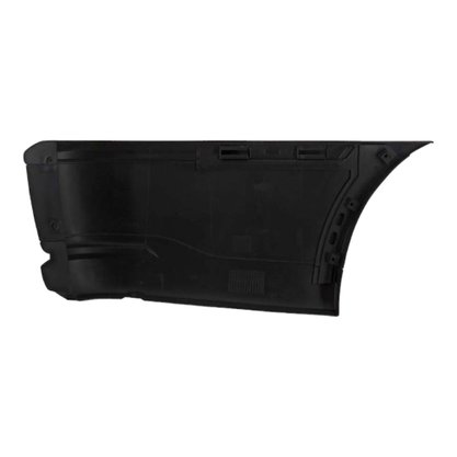 Ponteira Parachoque Traseiro Saveiro G3 G4 2002 a 2012 Preto Liso Esquerdo Motorista